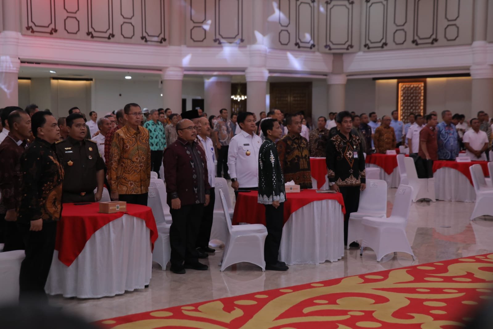 Wakil Bupati Asahan Taufik Zainal Abidin Siregar, saat mengikuti Rakor 
