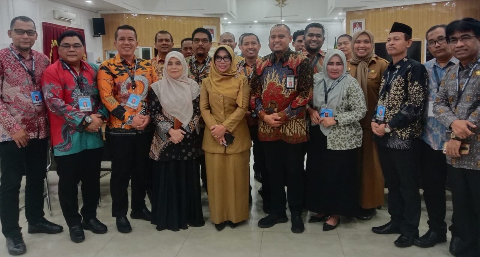Rusmiani Purba Sambut Kunjungan Peserta Puslatbang KHAN LAN RI di Sergai